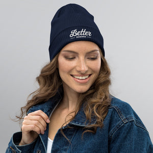 Organic Ribbed Better Bearings Beanie