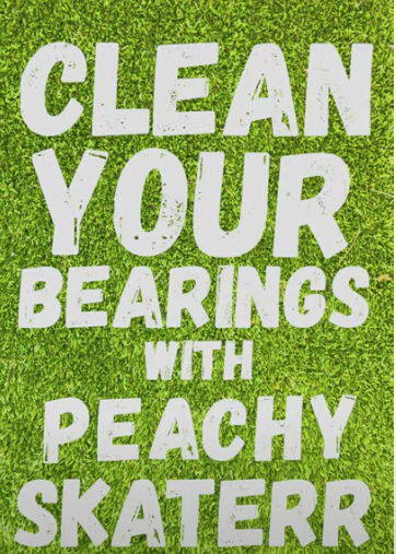 How to clean your roller skate bearings