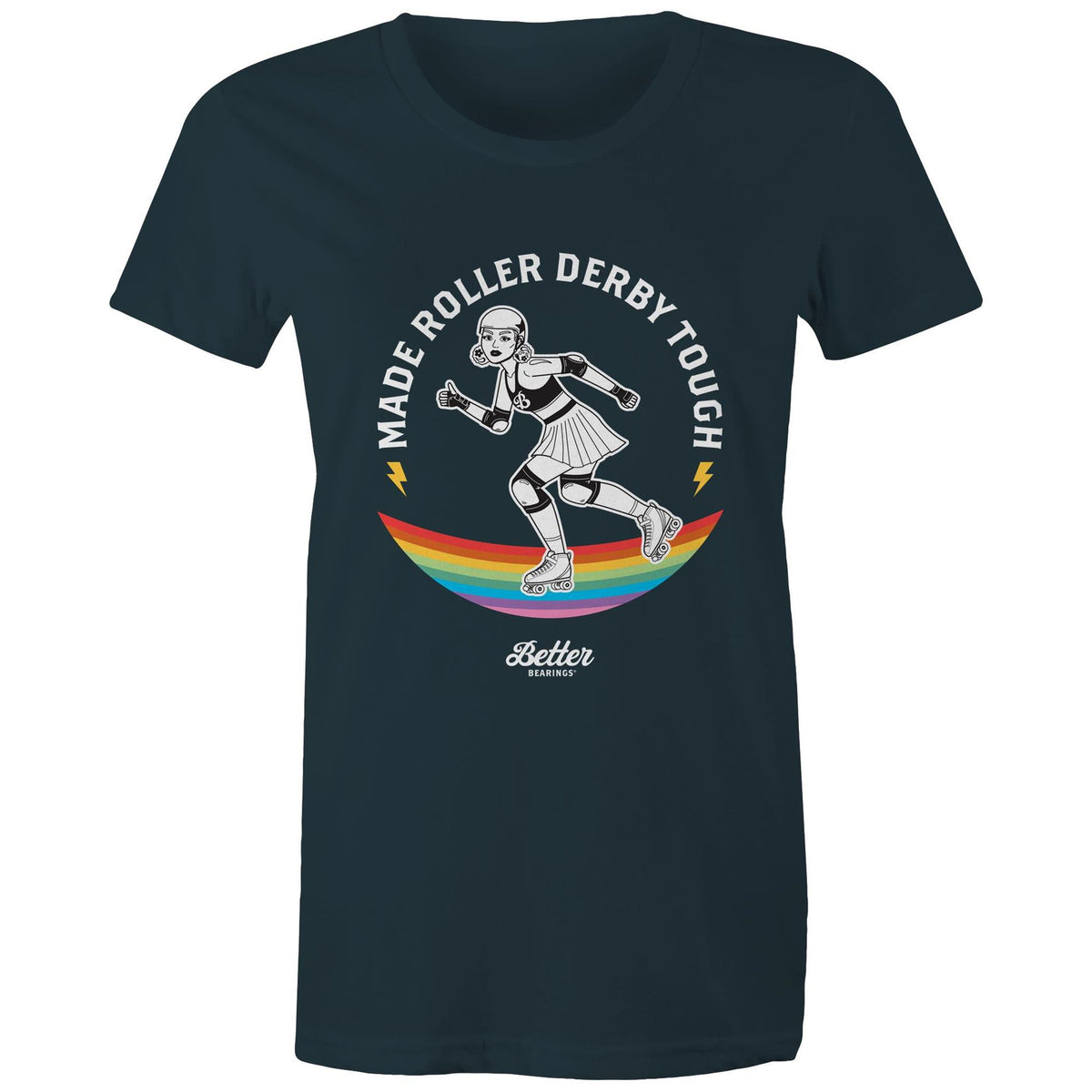 Better Bearings - Skate the Rainbow Tee, T-SHIRT - Better Bearings
