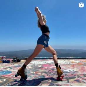 Taylor skating with a view, using our flash lightning ceramic bearings