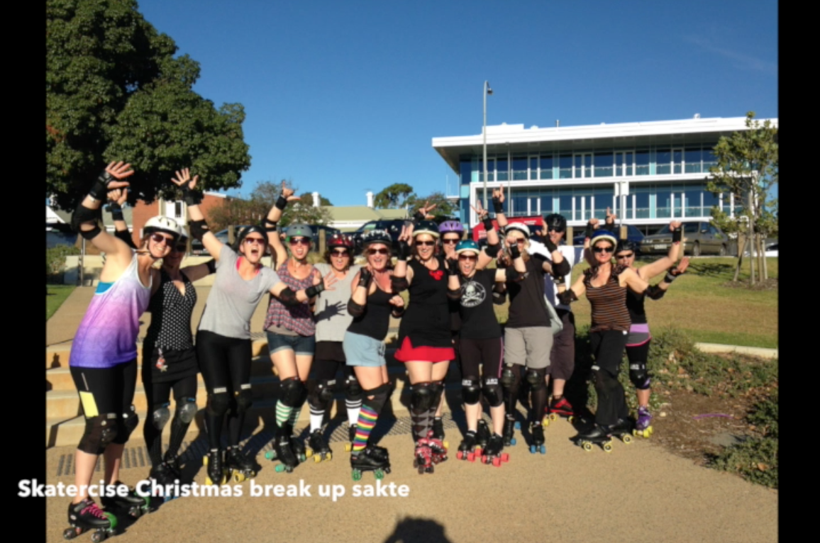 Skatercise end of year skate