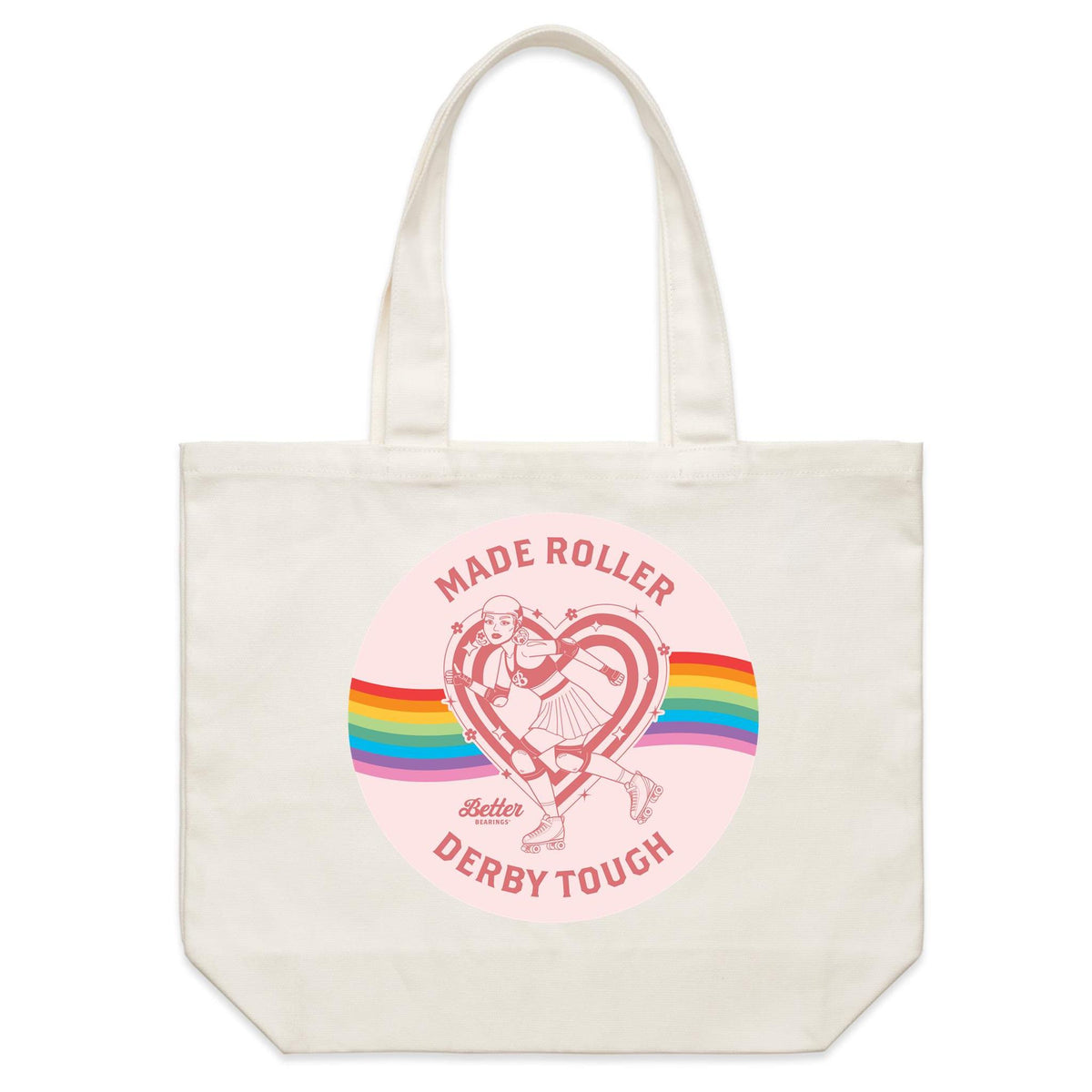 Better Bearings - Made Roller Derby Tough Tote,  - Better Bearings