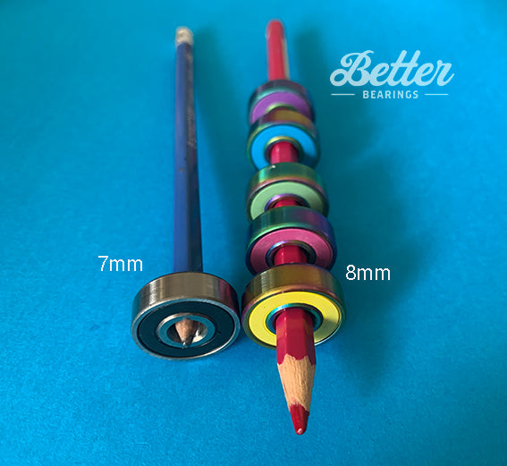 FLASH LIGHTNING CERAMICS (16pk), Roller Skate Ceramic Bearings - Better Bearings