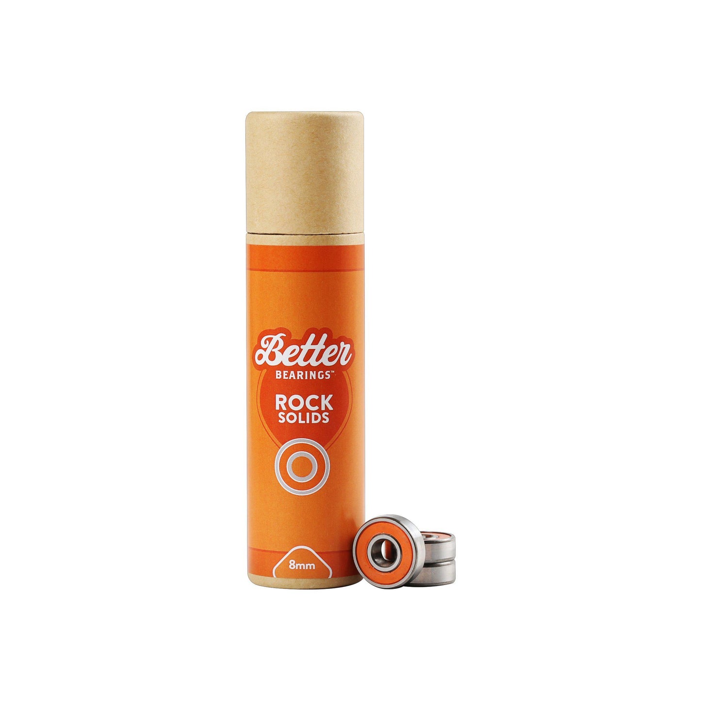 Roller Skate Bearings - Orange - Better Bearings Rock Solids