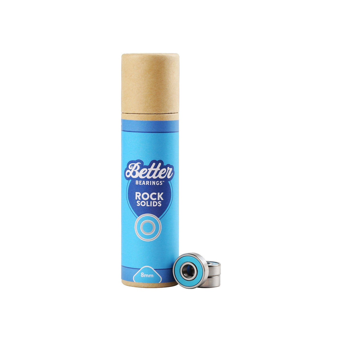 Skateboard Bearings ABEC 7 - Blue - Better Bearings - Rock Solids