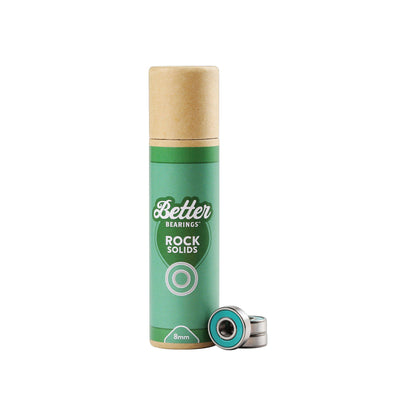 Skateboard Bearings ABEC 7 - Teal - Better Bearings - Rock Solids